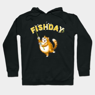 Fishday! Happy Kitty Hoodie